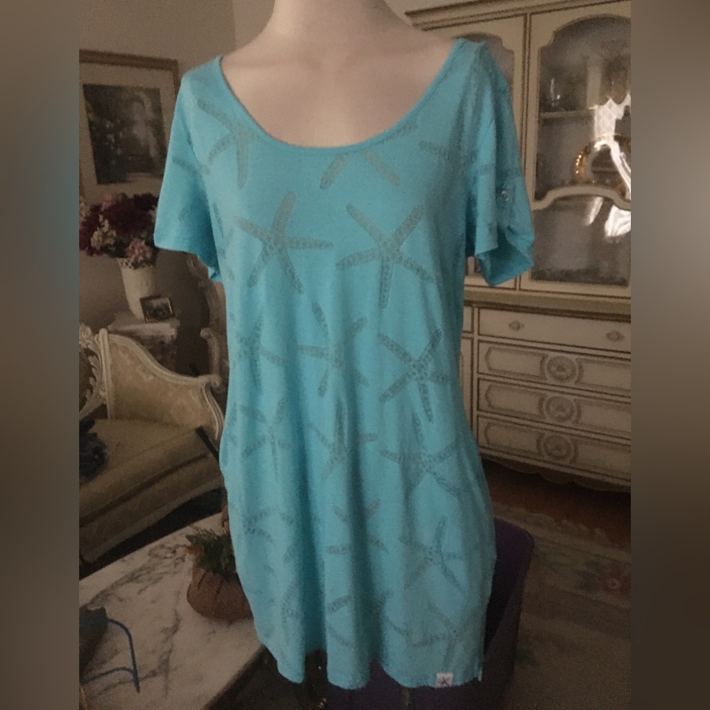 West Indies beach cover up with pockets size S